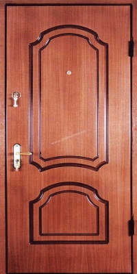 Металлические двери шпон и мдф